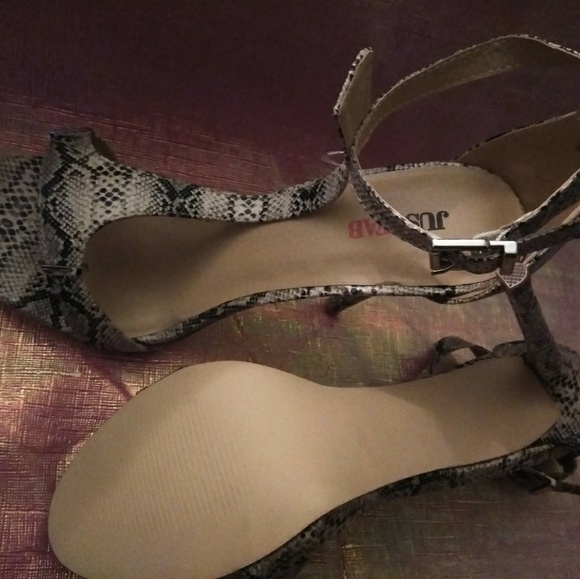 JustFab Snake Print Stilettos - Picture 2 of 2